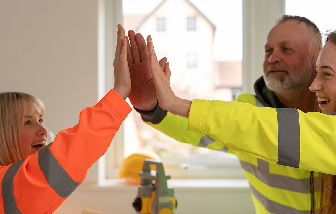 high five